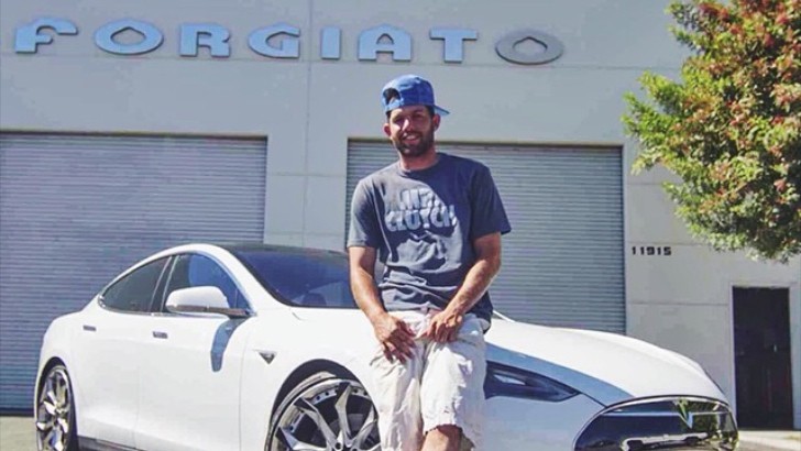 Jordan Farmer Has Forgiato Wheels on His Tesla Model S
