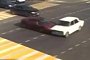 Lada Driver Runs a Red Light, Causes a Ferrari 458 Crash with a Fight