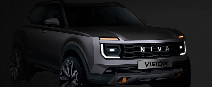 Lada teaser for all-new generation Niva coming in 2024
