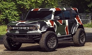 Lady Broker's Pumpkin-Spiced Latte Ford Bronco Raptor Perfectly Hides Those Fat Fenders!