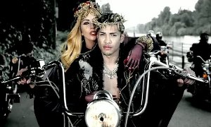 Lady Gaga Adopts Biker Theme for Judas