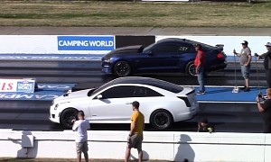 Lady's Caddy ATS-V Gaps Truck, Camaro, M3 but Vortec Mustang Proves Too Much