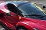 LaFerrari Aperta Carbon Fiber Hard Top Revealed while Filming an Ad in Barcelona