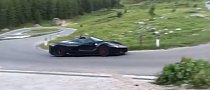 LaFerrari Aperta Drifting on Mountain Road Shows Extreme V12 Scream