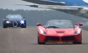 LaFerrari Beats Bugatti Veyron in Drag Race