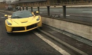 LaFerrari Crashes in London, Looks like Another In-Traffic Spin