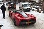 LaFerrari Gets Towed through the Snow, Land Rover Defender Saves the Day