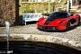 LaFerrari Goes All Stendhal with Red and Black Partial Wrap by JD Customs