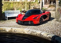 LaFerrari Goes All Stendhal with Red and Black Partial Wrap by JD Customs