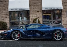 LaFerrari Out in the Snow Is Literally Cool
