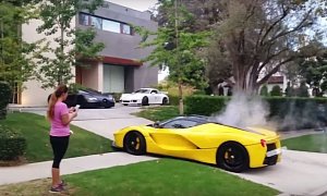 UPDATED: LaFerrari Owned by Qatar Sheikh Drives Recklessly in Beverly Hills, Overheats