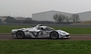 LaFerrari Spied Testing with Turbo Engine
