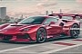 LaFerrari Successor Imagined With Ginormous Rear Wing, Real Thing Packs Turbo V6 Muscle