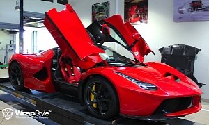 LaFerrari Transparent Film Installation Is How to Show Love to Your Hypercar