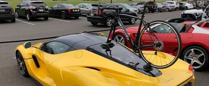 LaFerrari with a Bicycle Mount
