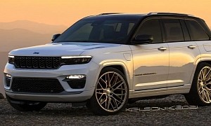 Laid Out 2022 Jeep Grand Cherokees Are Elegantly Dressed in CGI Shadow Line Trim