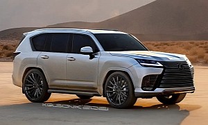 Laid Out 2022 Lexus LX Tries to Hide Ultra Luxury Excess With CGI “Shadow Line”