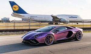 Lambo Aventador Ultimae Nests on SE30 Viola-Matched ANRKYs to Invite Spring In