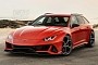 Lambo Huracan Gains Second Pair of Doors and Trunk From Audi RS6 in Wild Render