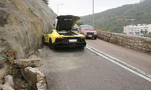 Lamborghini Aventador 50th Anniversario Crashes in Hong Kong