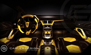 Lamborghini Aventador 50th Anniversario Becomes Yellow Bull by Carlex