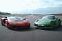 Lamborghini Aventador Drag Races Tuned Porsche 911 Turbo S, Humiliation Follows