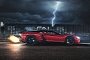 Lamborghini Aventador Flaming Exhaust Battles Lightning Strike in this Epic Photo