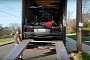 Lamborghini Aventador Gearbox Breaks Inside Delivery Truck, Traps Other Cars