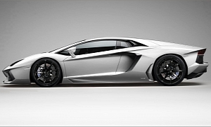 Lamborghini Aventador Gets PUR Wheels via Virtual Tuning