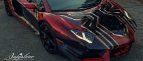 Lamborghini Aventador Gets "Spiderghini" Wrap, Looks Like Cosplay