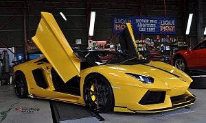 Lamborghini Aventador Gets Tuned by Bond Style in Japan