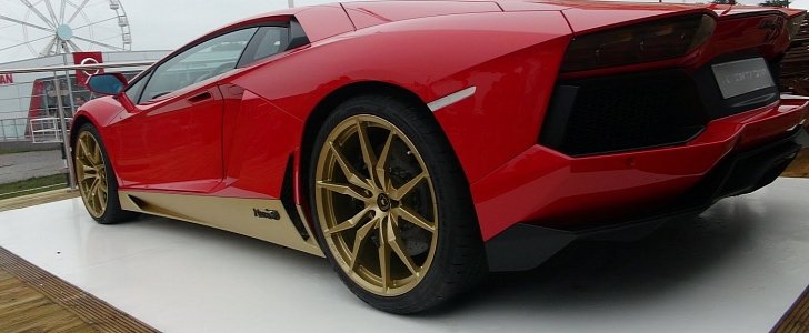 Lamborghini Aventador Miura Editon Looks Like Iron Man at Goodwood