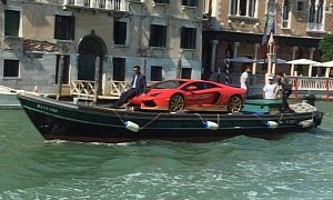 UPDATE: Lamborghini Aventador Miura Homage Is Cool Enough To Get a Venice Boat