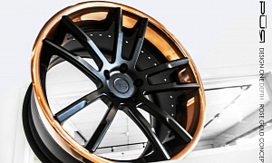 Lamborghini Aventador Pur Rose Gold Wheels Previewed