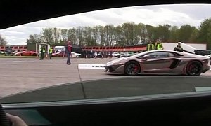 Lamborghini Aventador Races Gallardo Superleggera to 185 MPH: Generation Gap