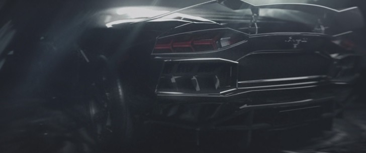 Lamborghini Aventador ad