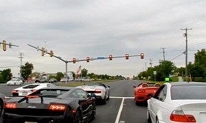 Lamborghini Aventador Street Racing Video
