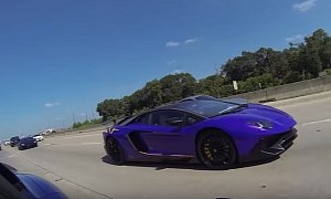 Lamborghini Aventador SV Drag Races Tuned Viper on Highway, Regrets Aplenty