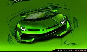 Lamborghini Aventador SVJ Factory Design Sketches Are Poster Material