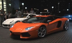 Lamborghini Aventador Ready for Valet Parking in Dubai
