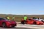 Lamborghini Aventador vs. Ferrari F12 1/2-Mile Drag Race Is Downright Brutal