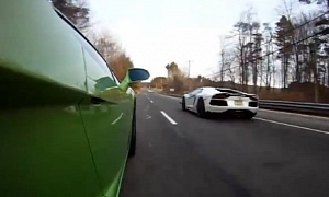 Lamborghini Aventador vs Lamborghini Gallardo LP560-4 Video