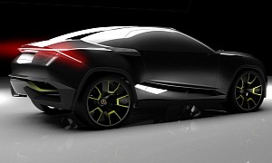 Lamborghini "Baby Urus" Shows Aggressive Electric SUV Design