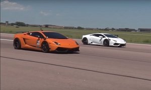 Lamborghini Brothers Race a 2,000 HP Huracan against a 2,000 HP Gallardo