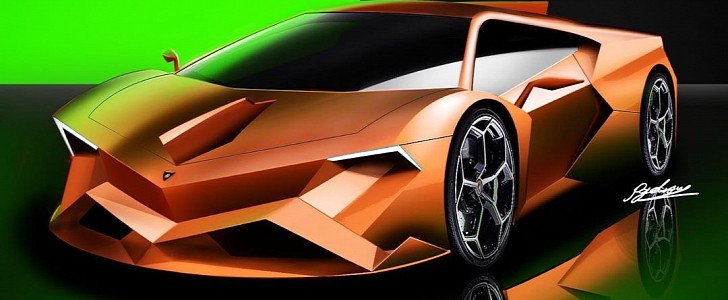 Lamborghini Catal drawing