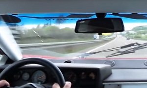 Lamborghini Countach Doing 175 MPH on the Autobahn Looks Extreme
