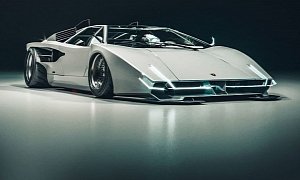 Lamborghini Countach "Elettrica" Looks Like The Mother of EV Conversions