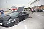 Lamborghini Crashes into BMW Motorcycle Dealership, Destroys Lot