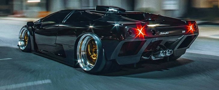 Lamborghini Diablo GTR "Daily Driver" rendering