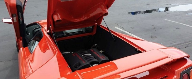 Lamborghini Diablo with LS3 V8 Engine Swap Has 550 HP